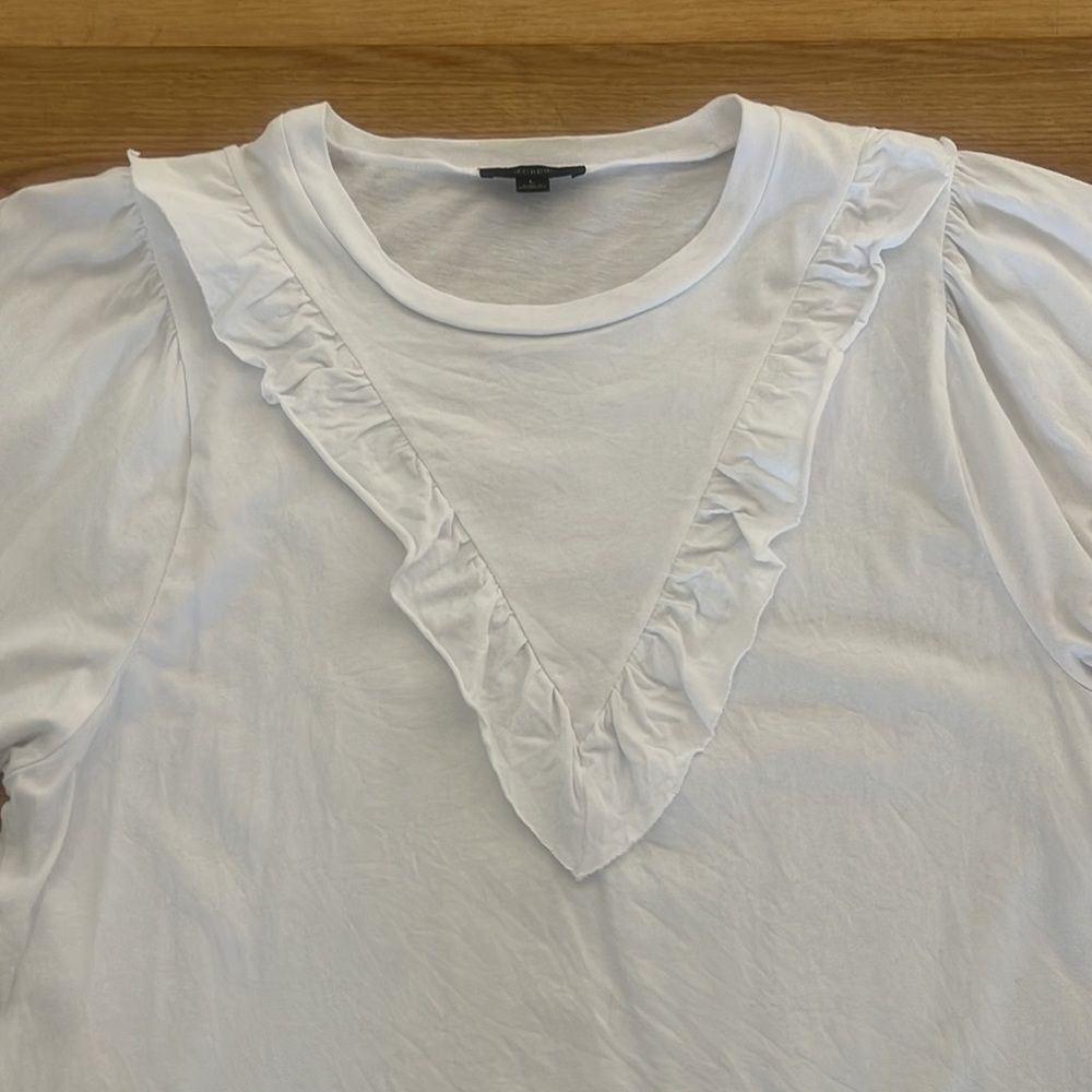 J. Crew Ruffle Shirt - Picture 2 of 5